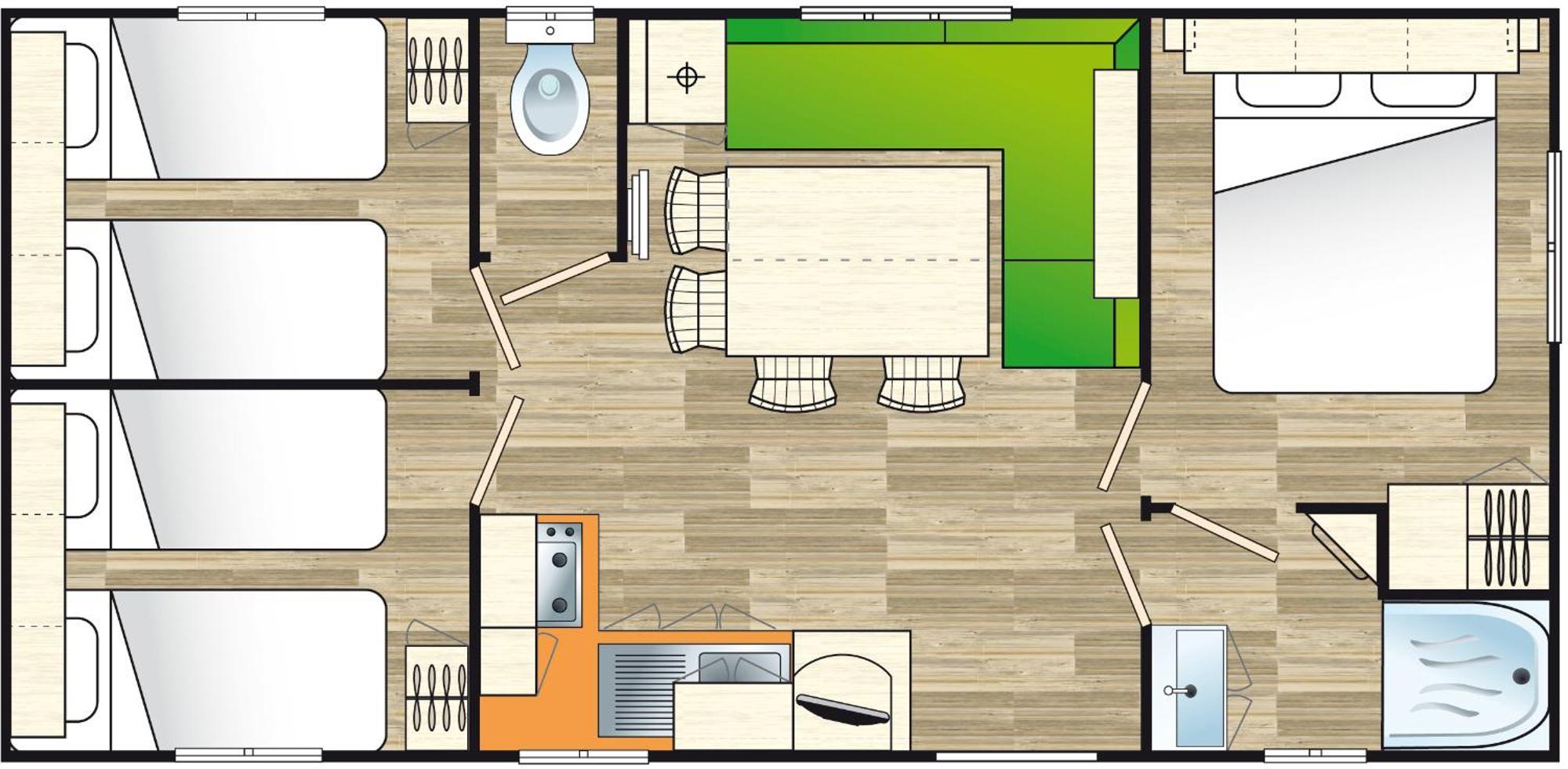 Charmant Mobil Home 6 Personnes Avec Clim Reversible Boofzheim エクステリア 写真